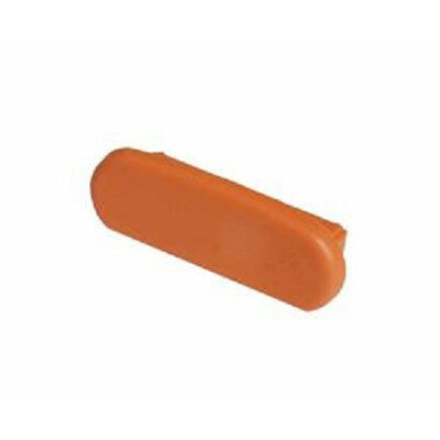 PVC Profil&eacute; de garde-corps embout F408-005 orange