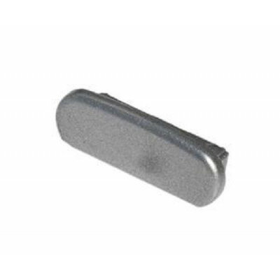 PVC Profil&eacute; de garde-corps embout C408-019 gris-aluminium