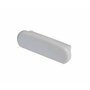 PVC Profil&eacute; de garde-corps embout F408-003 gris argent&eacute;