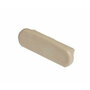 PVC Profil&eacute; de garde-corps embout F408-010 gris-beige